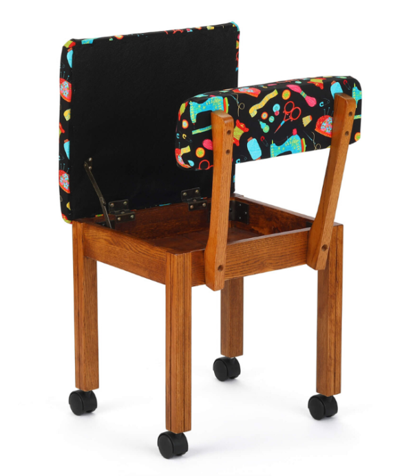 Hydraulic Sewing Notions Sewing Chair - Black