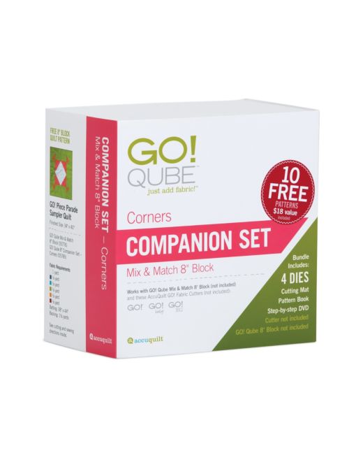 Accuquilt Go Qube 8 Companion Set Corners Moore S Sewing