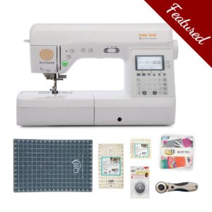 Baby Lock Brilliant sewing machine main product image with featured bundle