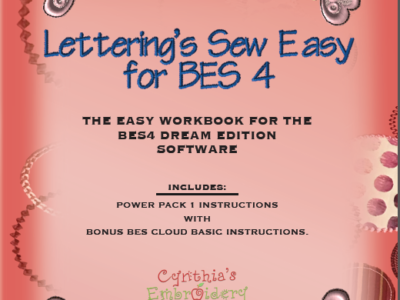 Lettering;s Sew Easy for BES4