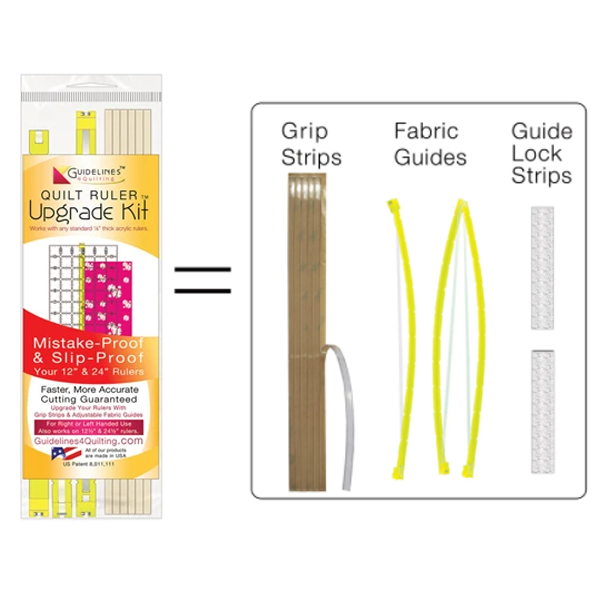 Quilt Ruler Upgrade Kit - No More Fabric Waste! 