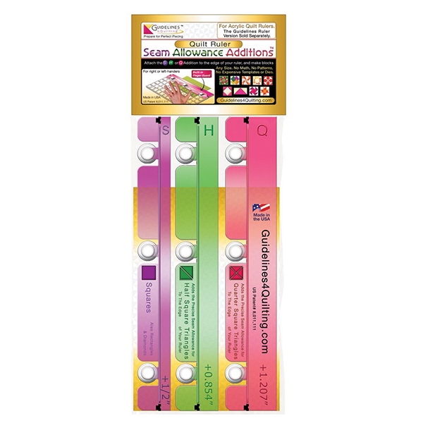Quilting kit with Guideline Rulers(x2) - Moore's Sewing