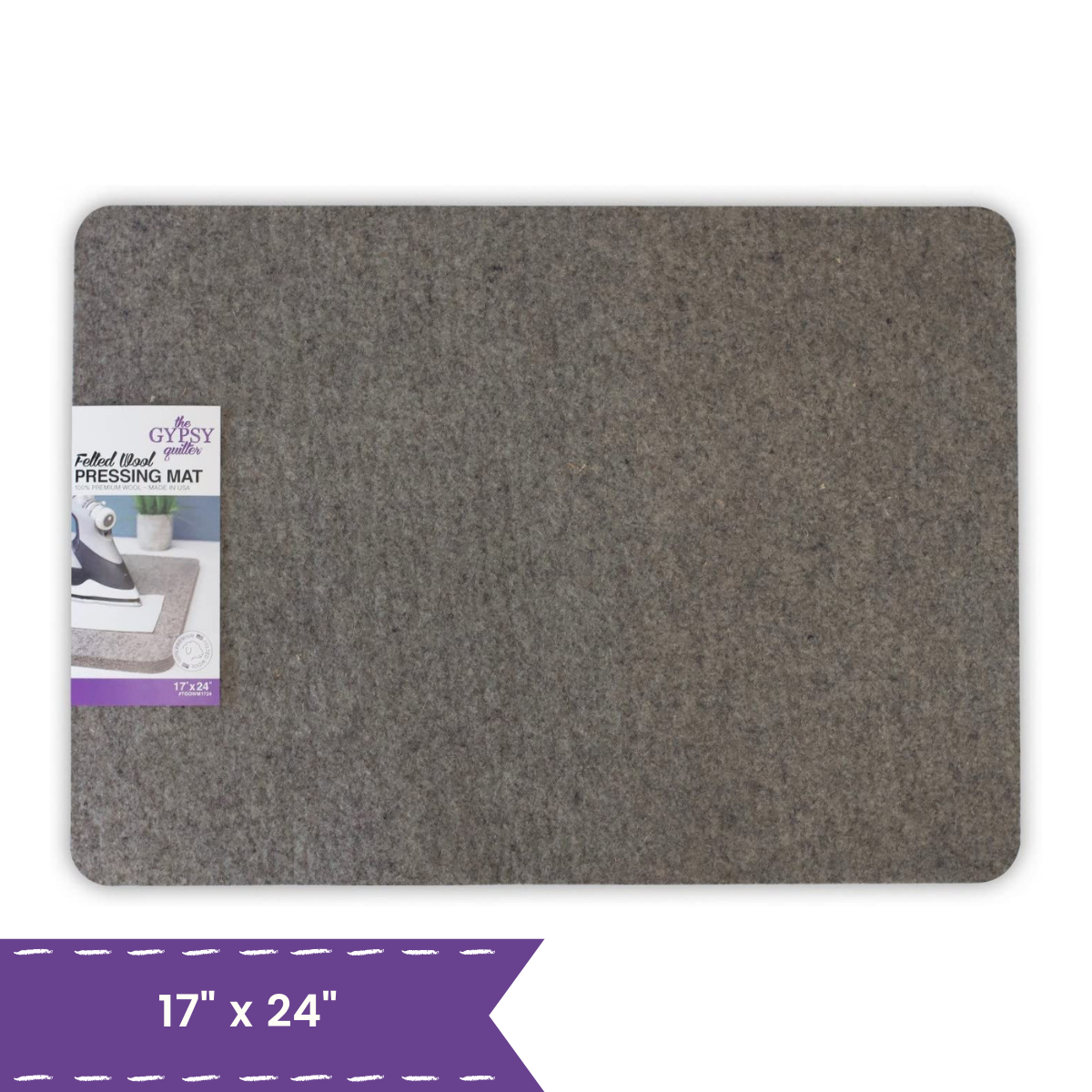Wool Pressing Mat for Quilting 17 x 24 Wool Ironing Mat for Table