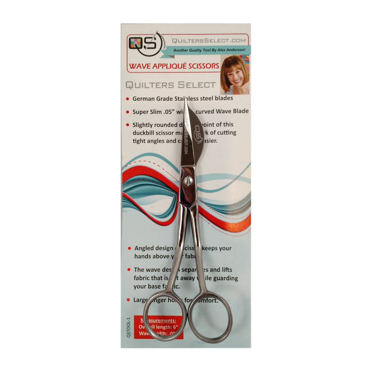 Fabric and Thread Scissors Bent Right Hand Forged Steel Length of Cut 6