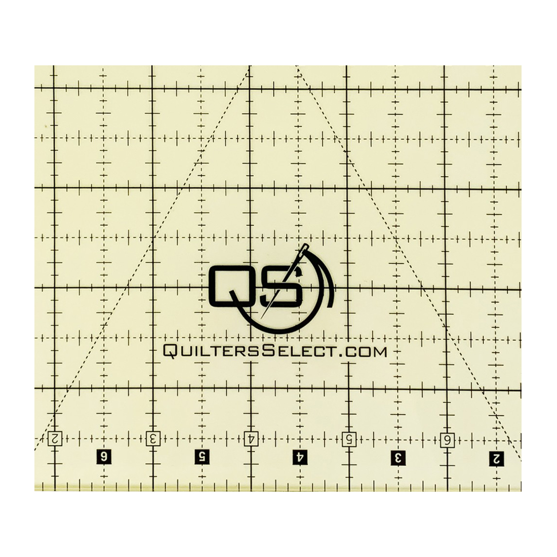 Quilters Select Non-Slip Ruler - 10 x 10