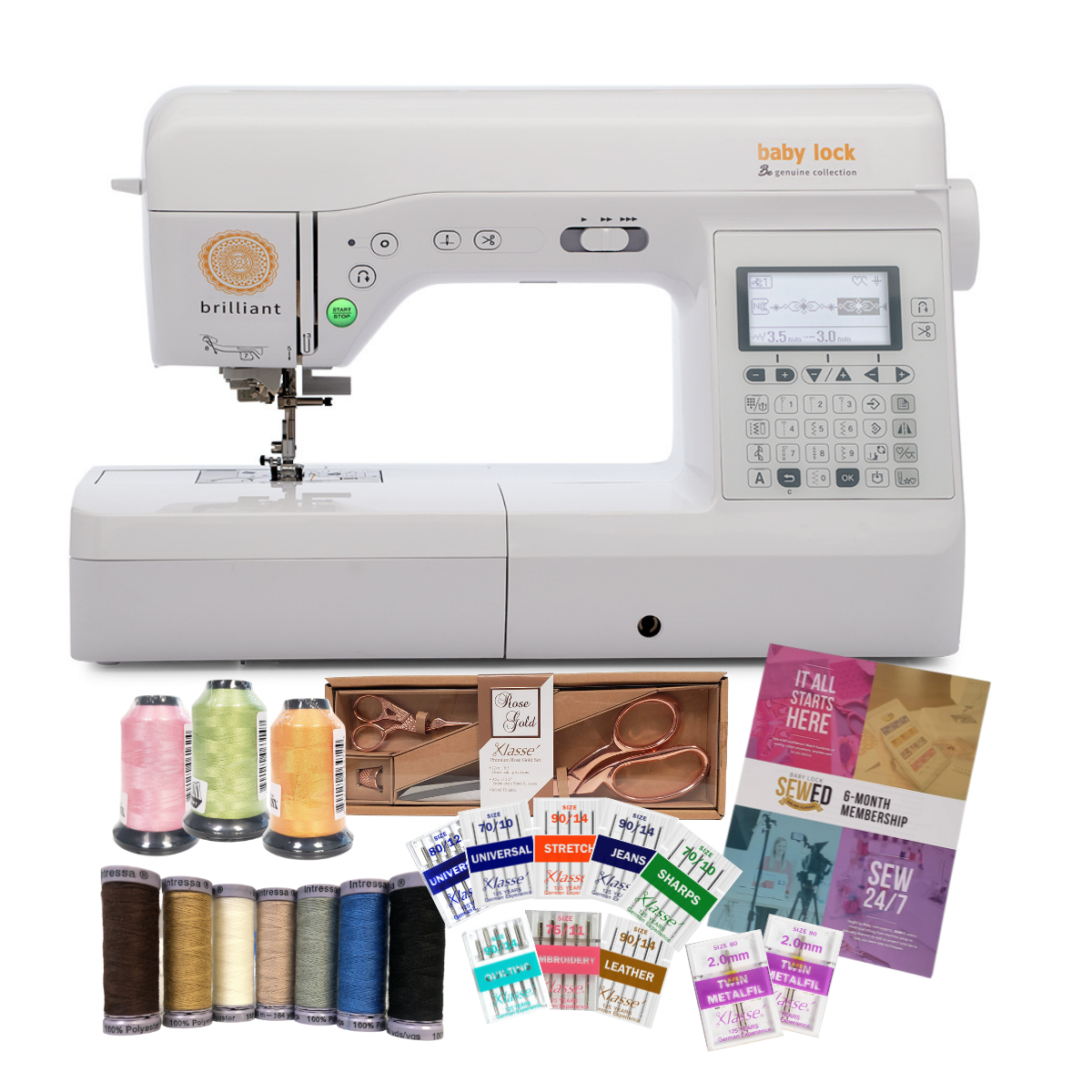 Baby Lock Brilliant Featurerich Sewing and Quilting Machine