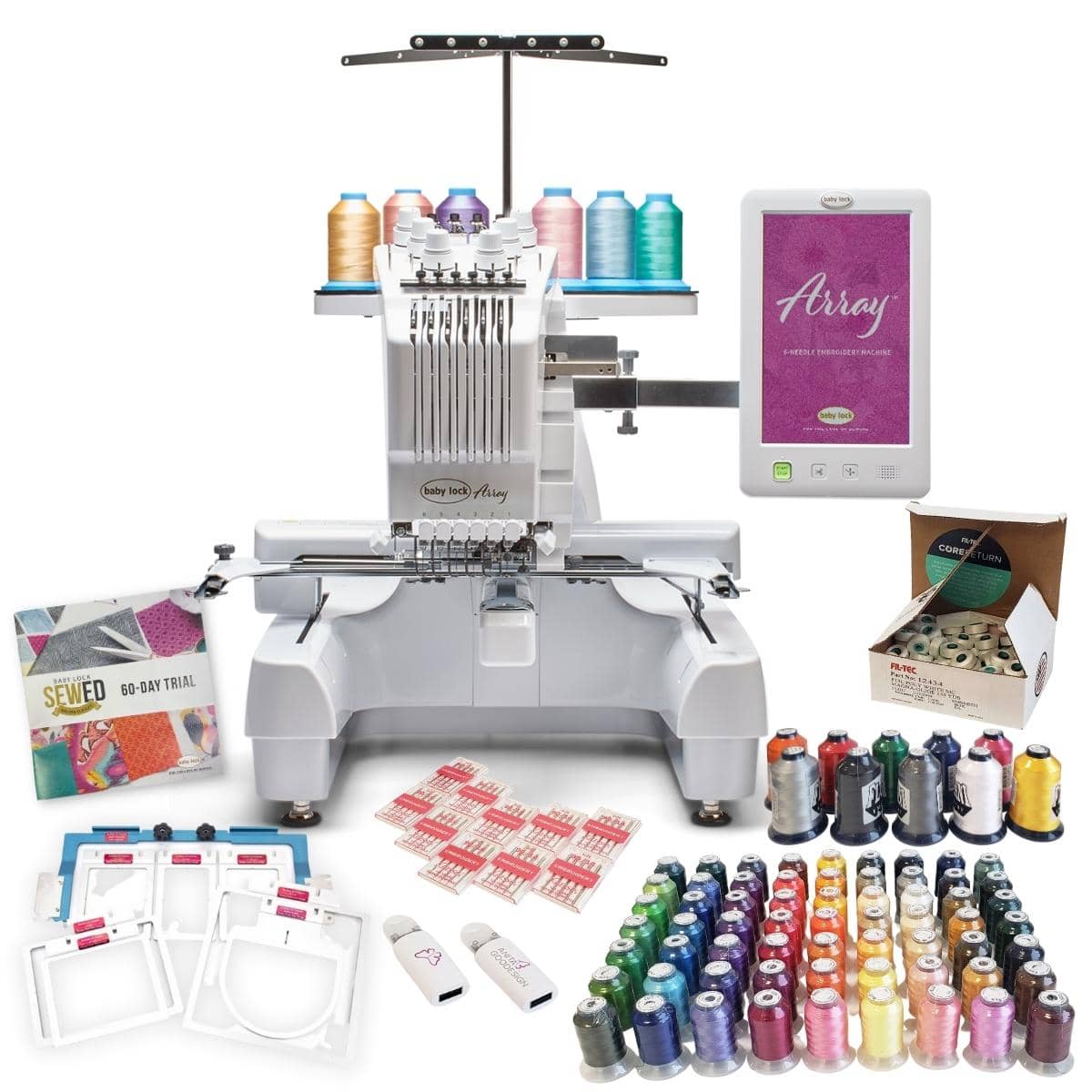 Baby Lock EMP6 6 Needle Professional Embroidery Machine For Sale