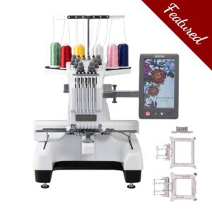 Brother Entrepreneur PR680W left angle of multineedle embroidery machine