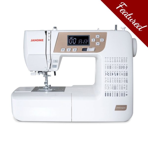 Janome 3160QDC-T is available at all Moore's Sewing locations