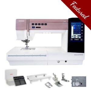 Janome MC9410 main product image with featured bundle