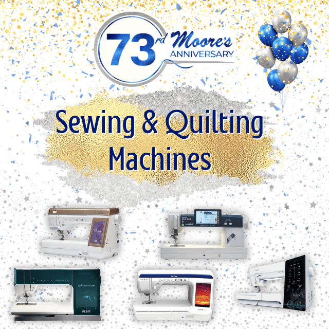 73rd Anniversary sewing quiltingMachines Category Card