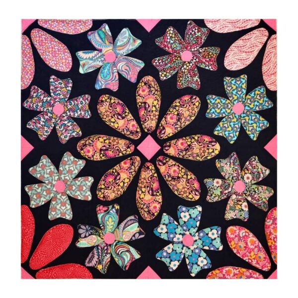 Free Bird Wild Spring Blooms Templates quilt sample