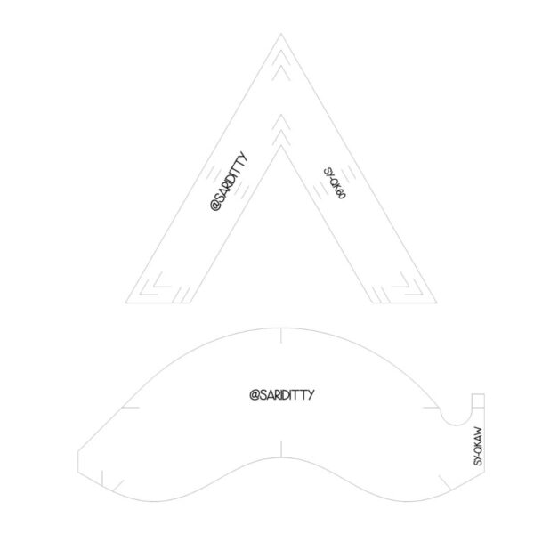 Sew Steady Sariditty Quilt Keeper Ruler Set main product image