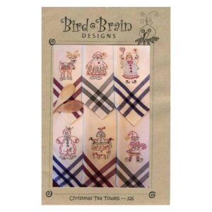 Bird Brain Designs Christmas Tea Towels main product image