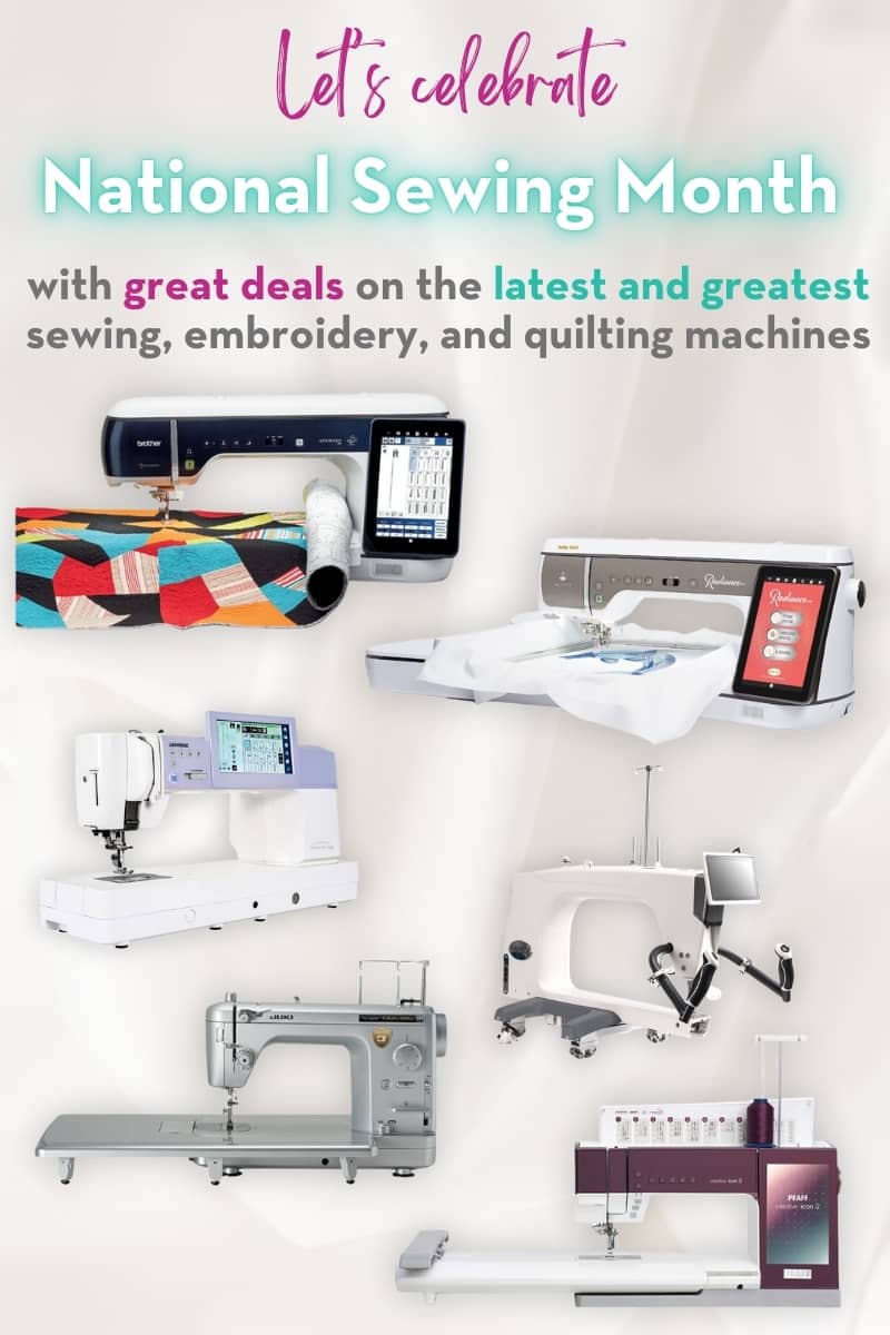 Home page banner for National Sewing Month