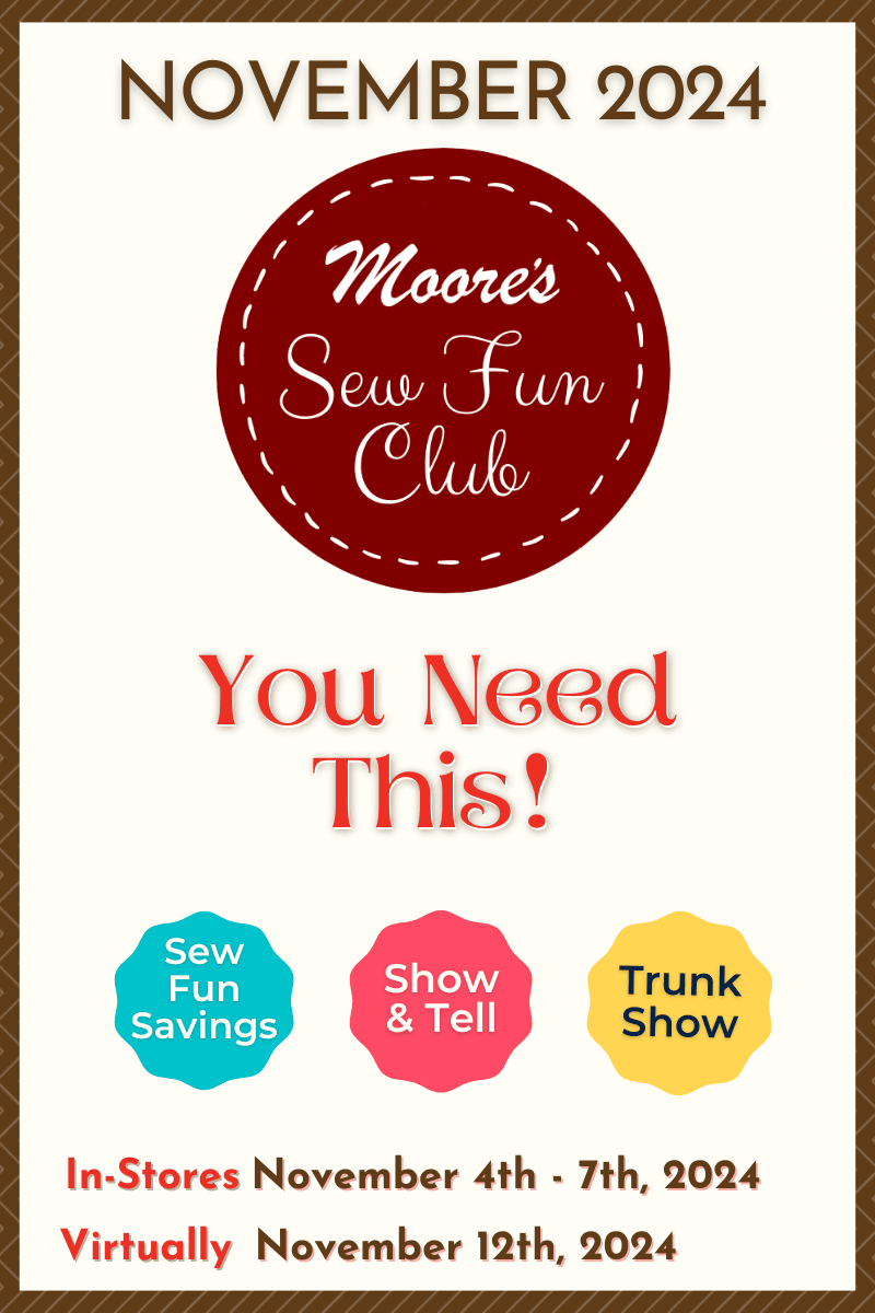 Sew Fun Club November home page banner