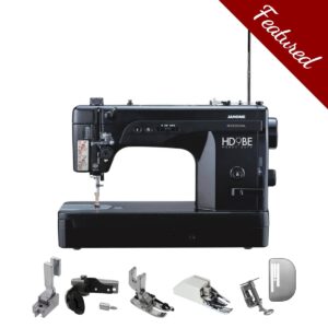 Janome HD9BE straight stitch machine thread guide extended