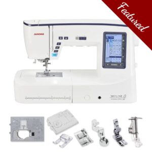 Janome Skyline S7 Anniversary Edition main product image with featured bundle